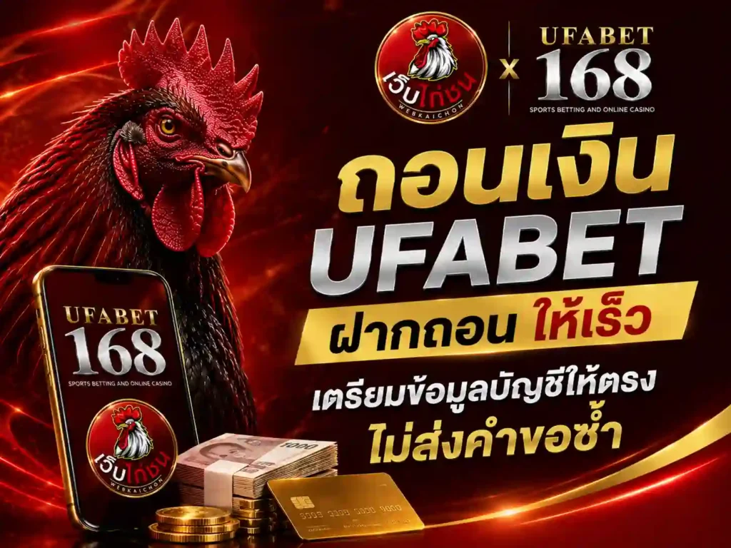 UFABET ฝากถอน ให้เร็ว เตรียมข้อมูลบัญชีให้ตรง