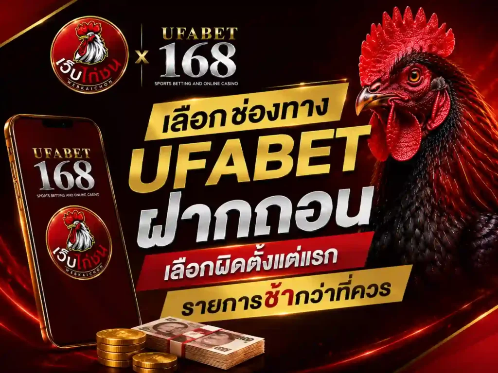 เลือกช่องทาง UFABET ฝากถอน